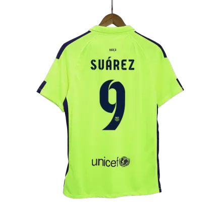 SUÁREZ #9 Barcelona Retro Jersey Third Away Soccer Shirt 2014/15 - bestsoccerstore