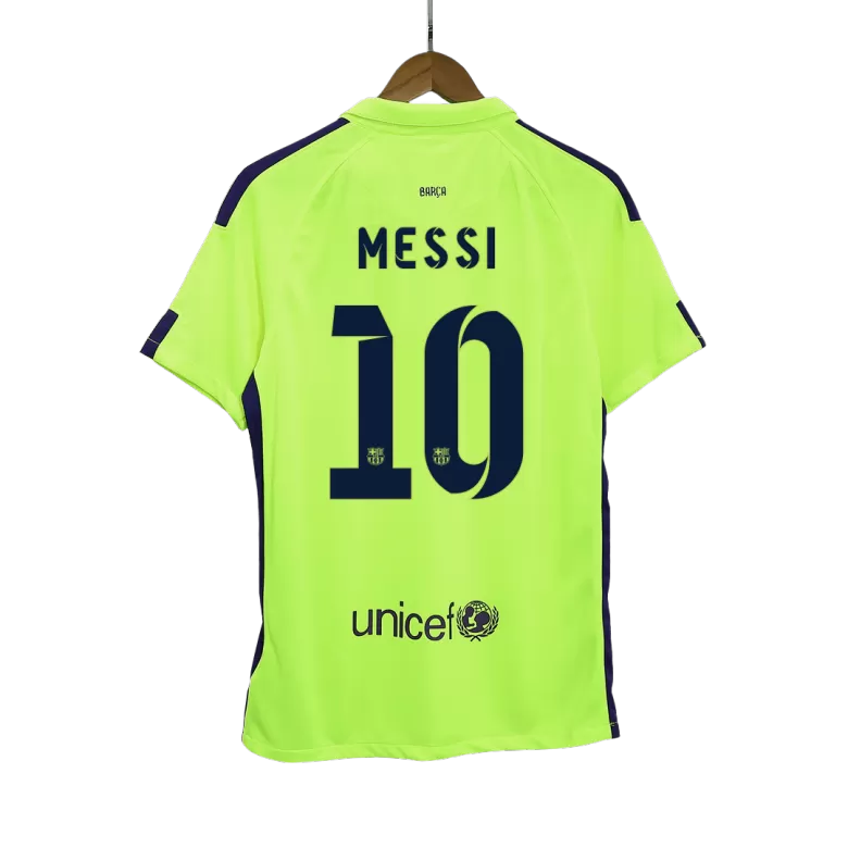 MESSI #10 Barcelona Retro Jersey Third Away Soccer Shirt 2014/15 - bestsoccerstore