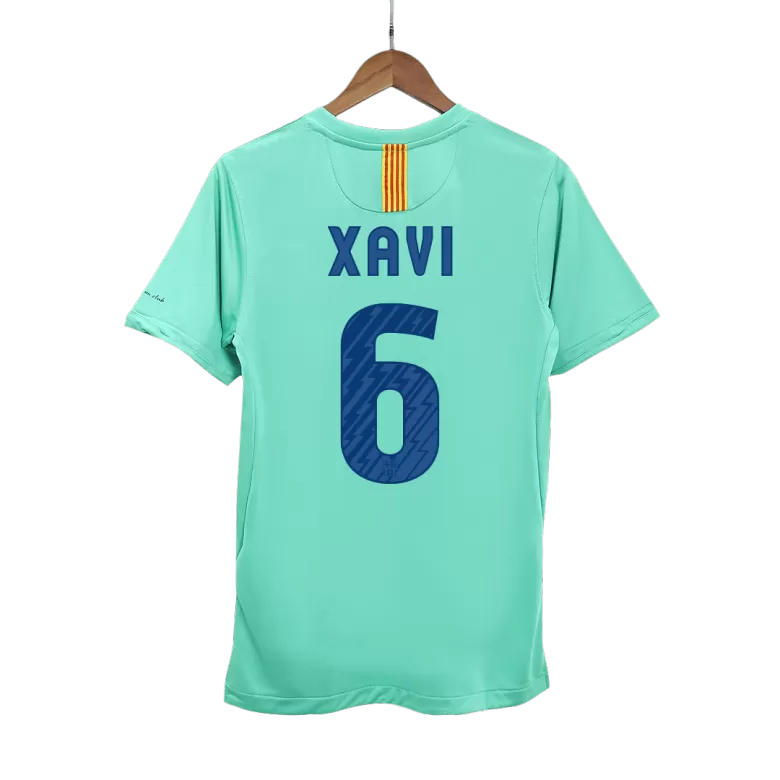 XAVI #6 Barcelona Retro Jersey Away Soccer Shirt 2010/11 - bestsoccerstore