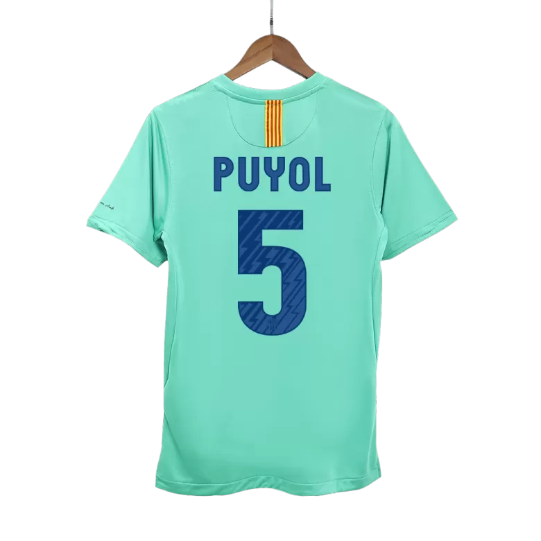 PUYOL #5 Barcelona Retro Jersey Away Soccer Shirt 2010/11 - bestsoccerstore