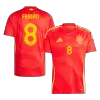 Spain Jersey Custom FABIÁN #8 Soccer Jersey Home 2024 - bestsoccerstore