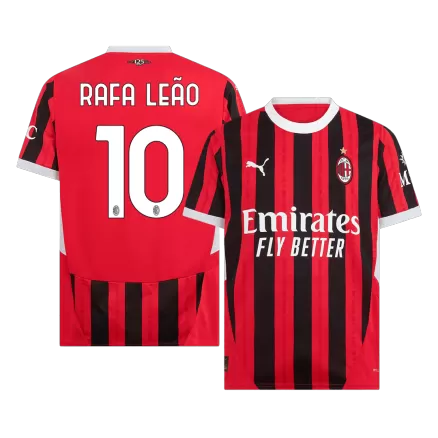 RAFA LEÃO #10 AC Milan Soccer Jersey Home Shirt 2024/25 - bestsoccerstore