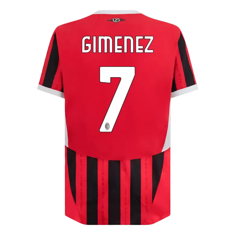 Authentic GIMENEZ #7 Soccer Jersey AC Milan Home Shirt 2024/25 - bestsoccerstore