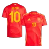 Spain Jersey Custom OLMO #10 Soccer Jersey Home 2024 - bestsoccerstore