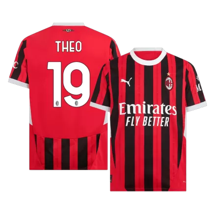 THEO #19 AC Milan Soccer Jersey Home Shirt 2024/25 - bestsoccerstore