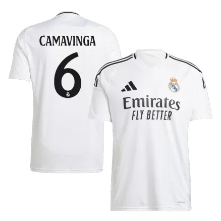 CAMAVINGA #6 Real Madrid Soccer Jersey Home Custom Shirt 2024/25 - bestsoccerstore