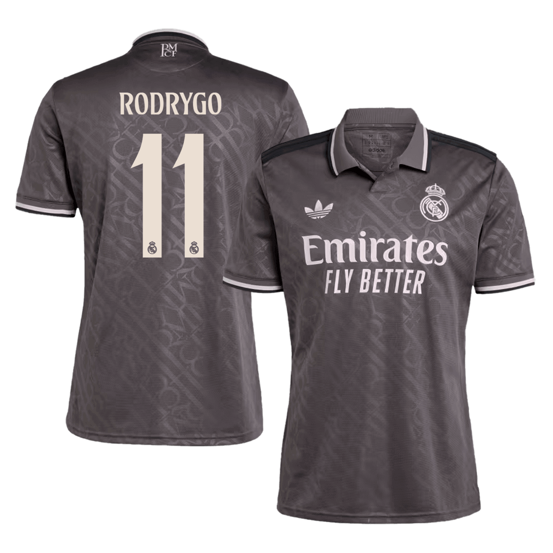 Real Madrid Jersey Custom RODRYGO #11 Soccer Jersey Third Away - bestsoccerstore