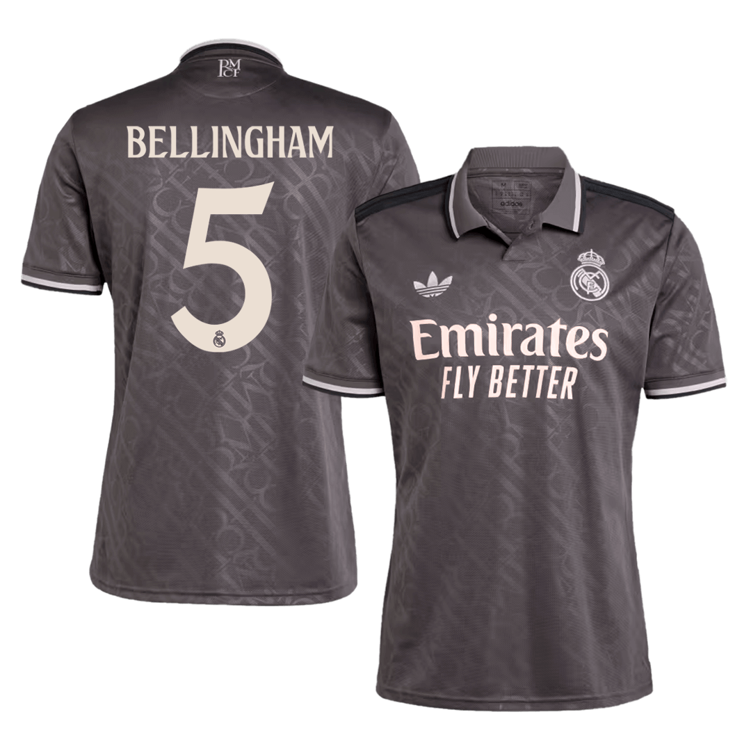 BELLINGHAM #5 Real Madrid Third Away Soccer Jersey - bestsoccerstore