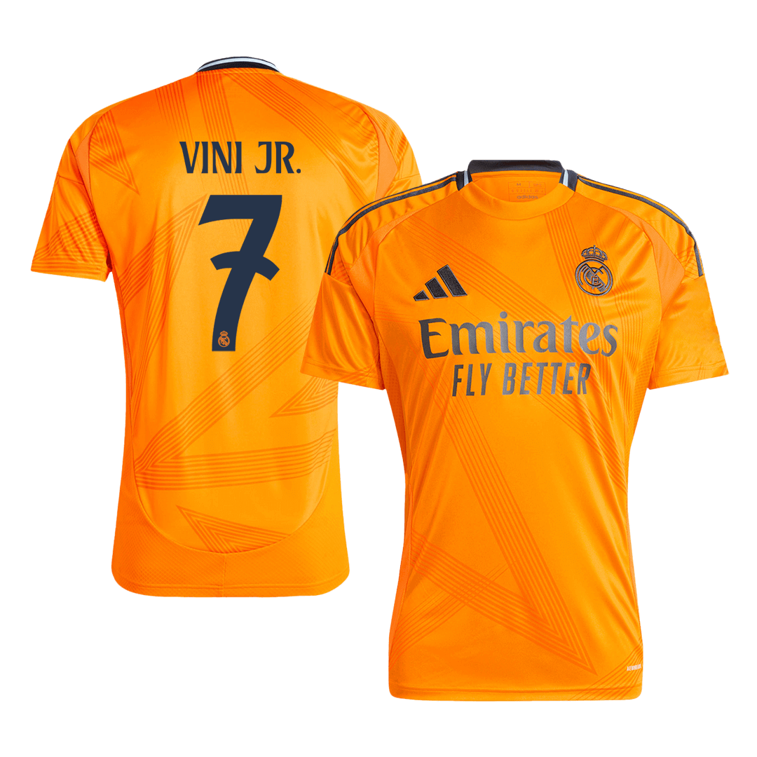 VINI JR. #7 Real Madrid Soccer Jersey Away Custom Shirt - bestsoccerstore