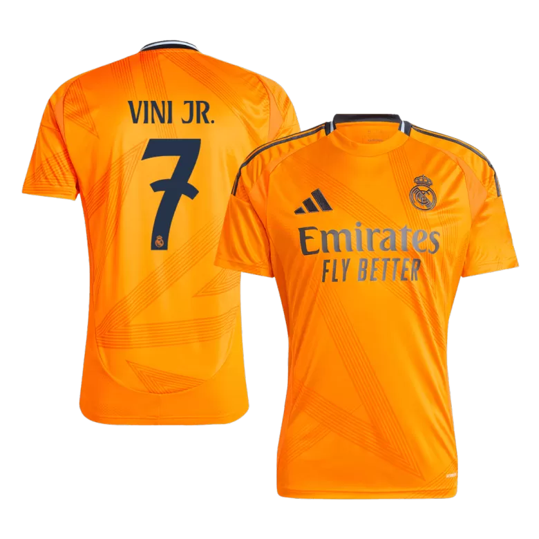 VINI JR. #7 Real Madrid Soccer Jersey Away Custom Shirt 2024/25 - bestsoccerstore