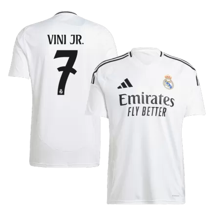 VINI JR. #7 Real Madrid Soccer Jersey Home Custom Shirt 2024/25 - bestsoccerstore