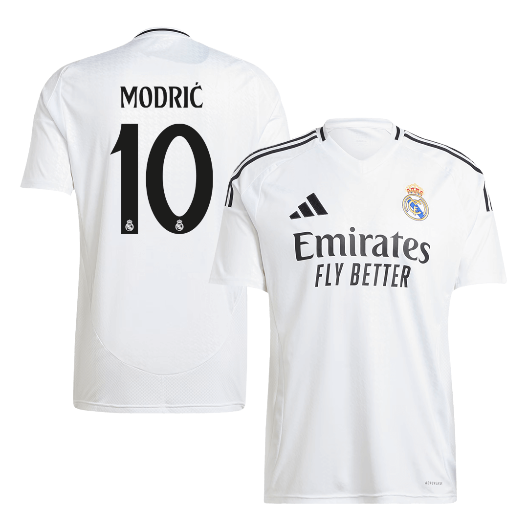 MODRIĆ #10 Real Madrid Soccer Jersey Home Custom Shirt - bestsoccerstore
