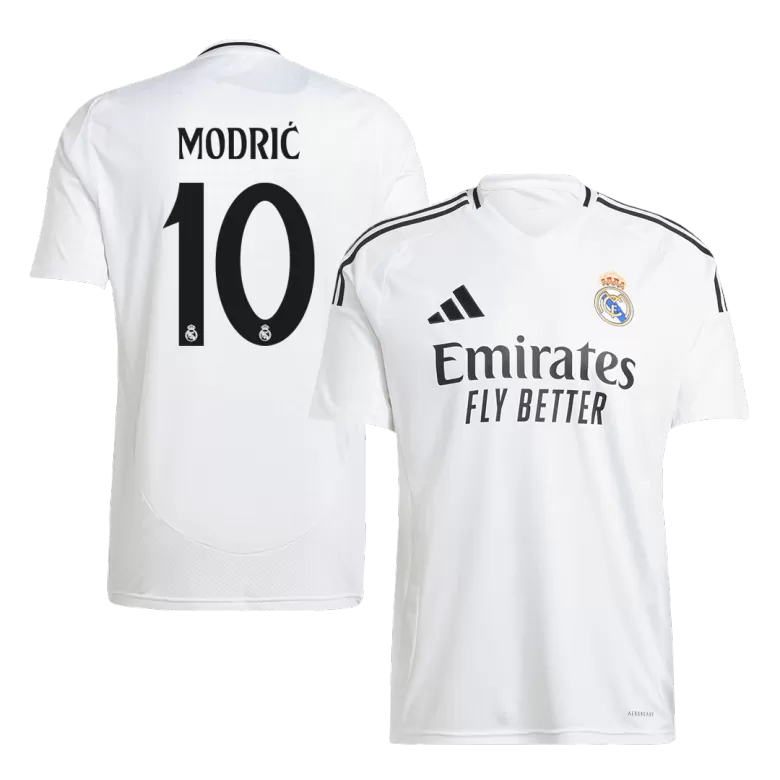 MODRIĆ #10 Real Madrid Soccer Jersey Home Custom Shirt 2024/25 - bestsoccerstore