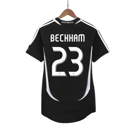 BECKHAM #23 Real Madrid Retro Jersey Away Soccer Shirt 2006/07 - bestsoccerstore