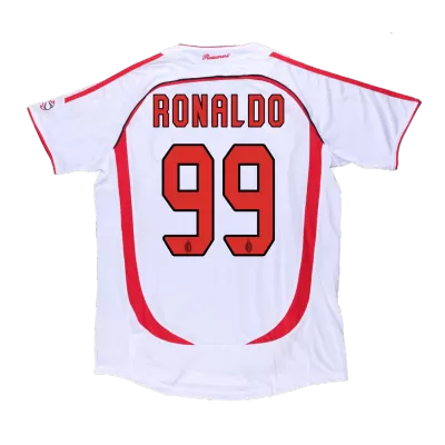 RONALDO #99 AC Milan Retro Jersey Away Soccer Shirt 2006/07 UCL - bestsoccerstore