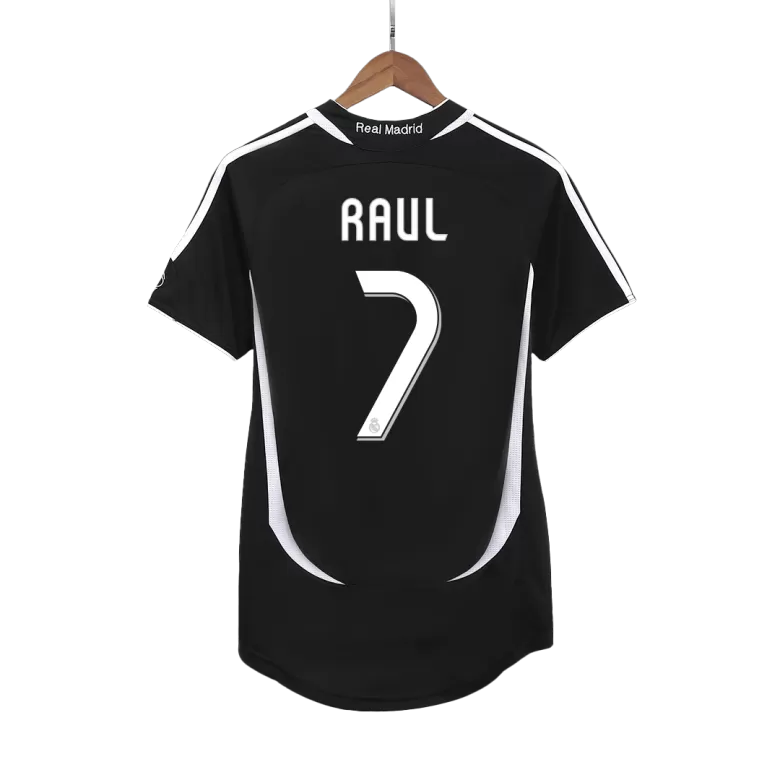 RAUL #7 Real Madrid Retro Jersey Away Soccer Shirt 2006/07 - bestsoccerstore