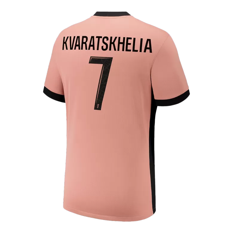 KVARATSKHELIA #7 PSG Soccer Jersey Third Away Custom Shirt 2024/25 - bestsoccerstore