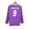 BENZEMA #9 Real Madrid Retro Jersey Away Long Sleeve Soccer Shirt 2016/17 - bestsoccerstore