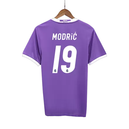 MODRIĆ #19 Real Madrid Retro Jersey Away Soccer Shirt 2016/17 - bestsoccerstore