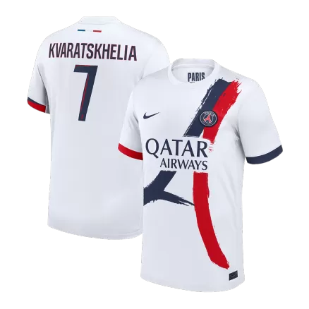 PSG Jersey Custom KVARATSKHELIA #7 Soccer Jersey Away 2024/25 - bestsoccerstore