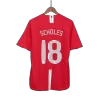 SCHOLES #18 Manchester United Retro Jersey Home Soccer Shirt 2007/08 - UCL Final - bestsoccerstore