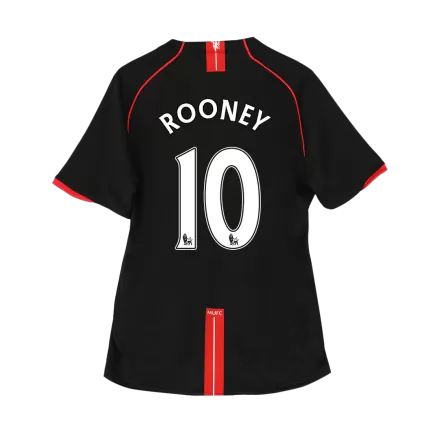 ROONEY #10 Manchester United Retro Jersey Away Soccer Shirt 2007/08 - bestsoccerstore