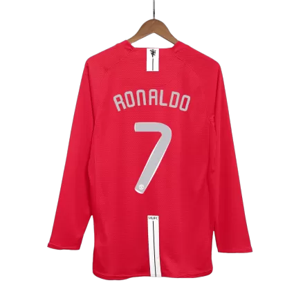 RONALDO #7 Manchester United Retro Jersey Home Soccer Shirt 2007/08 - UCL Final - bestsoccerstore