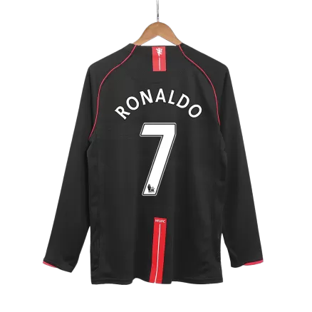 RONALDO #7 Manchester United Retro Jersey Away Soccer Shirt 2007/08 - bestsoccerstore