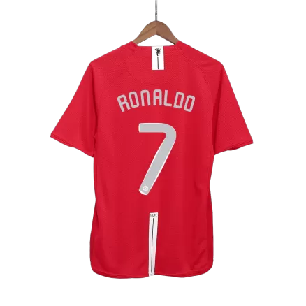 RONALDO #7 Manchester United Retro Jersey Home Soccer Shirt 2007/08 - UCL Final - bestsoccerstore