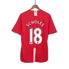 SCHOLES #18 Manchester United Retro Jersey Home Soccer Shirt 2007/08  - bestsoccerstore