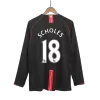 SCHOLES #18 Manchester United Retro Jersey Away Soccer Shirt 2007/08 - bestsoccerstore