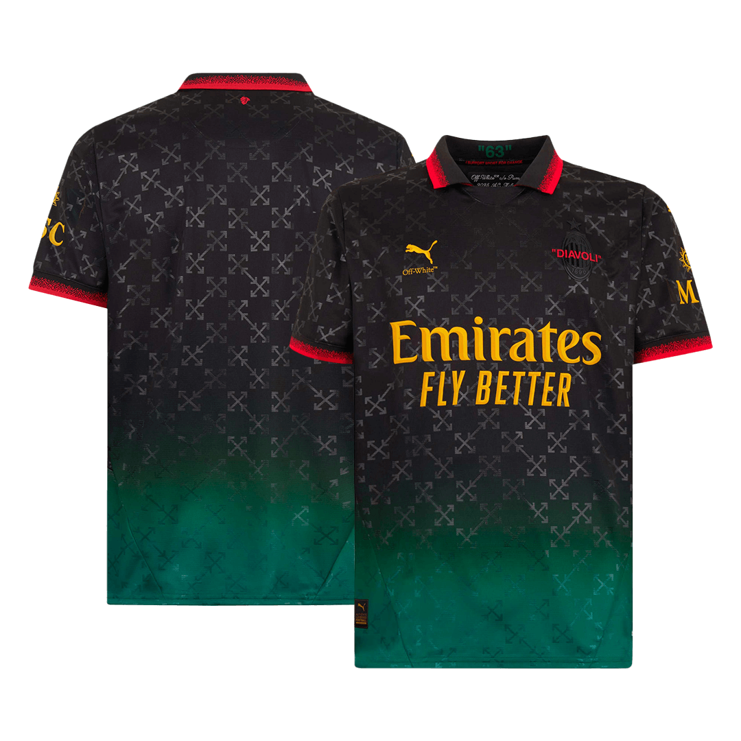 AC Milan Soccer Jersey Fourth Away Custom Shirt - bestsoccerstore