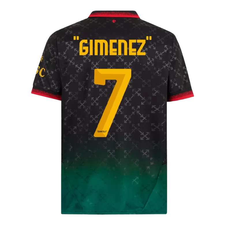 "GIMENEZ" #7 AC Milan Soccer Jersey Fourth Away Custom Shirt 2024/25 - bestsoccerstore