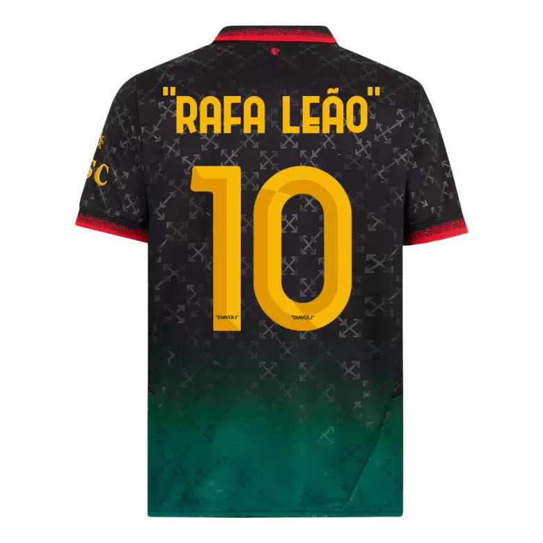 "RAFA LEÃO" #10 AC Milan Soccer Jersey Fourth Away Custom Shirt 2024/25 - bestsoccerstore