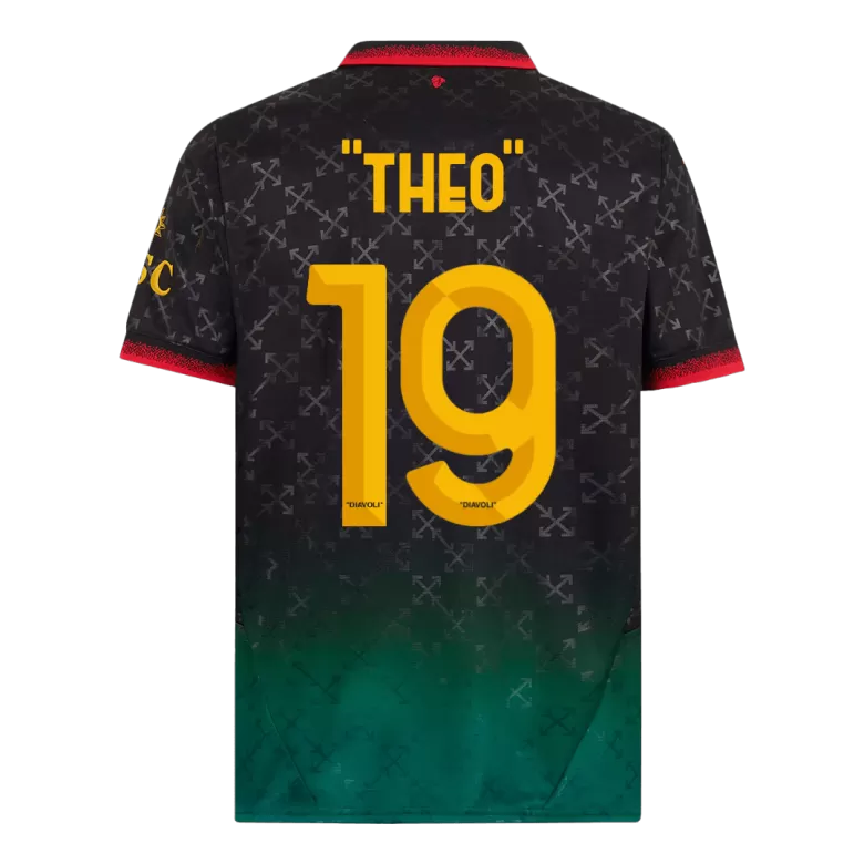 "THEO" #19 AC Milan Soccer Jersey Fourth Away Custom Shirt 2024/25 - bestsoccerstore