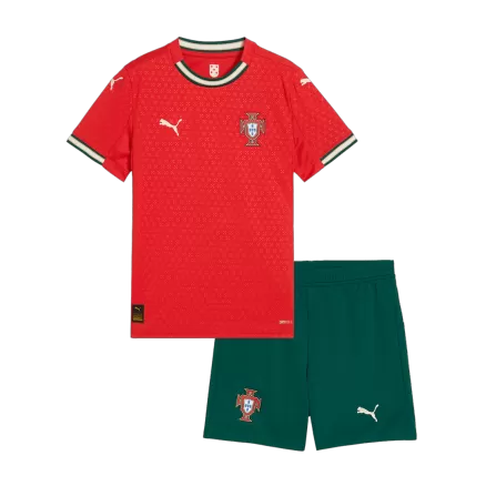 Kids Portugal Custom Home Soccer Kits 2025 - bestsoccerstore