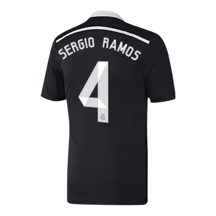 SERGIO RAMOS #4 Real Madrid Retro Jersey Third Away Soccer Shirt 2014/15 - bestsoccerstore