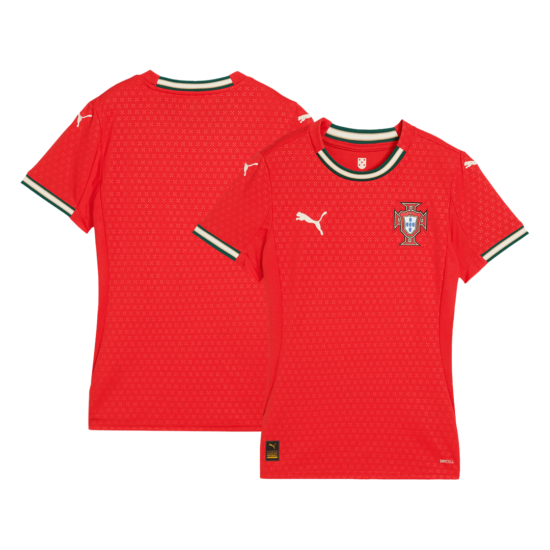 Portugal Soccer Jersey Home Women's Custom Shirt 2025 - bestsoccerstore