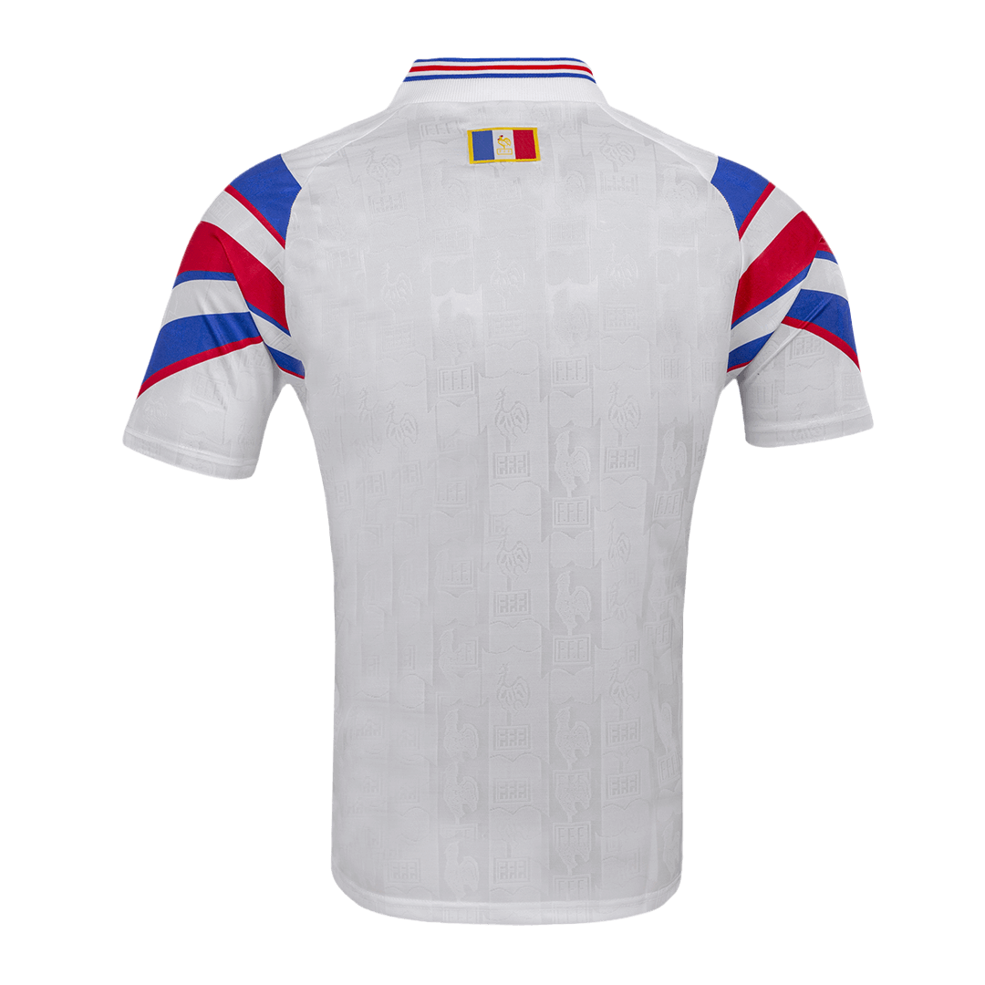 France Retro Jersey Away Soccer Shirt 1996