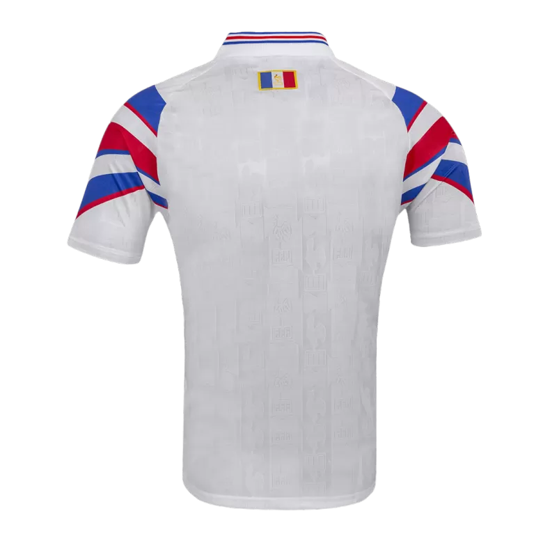 France Retro Jersey Away Soccer Shirt 1996 - bestsoccerstore