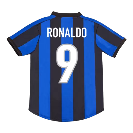 RONALDO #9 Inter Milan Retro Jersey Home Soccer Shirt 1999/00 - bestsoccerstore