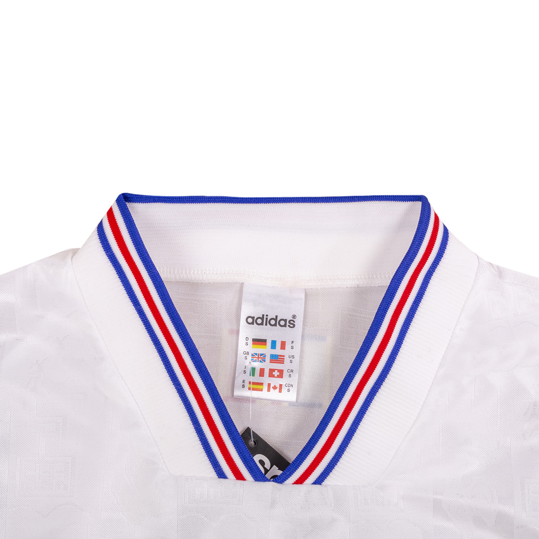 France Retro Jersey Away Soccer Shirt 1996