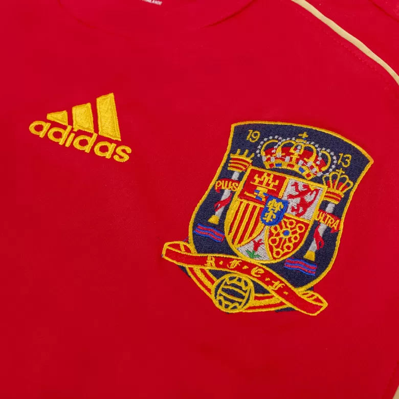 Spain Retro Jersey Home Soccer Shirt 2008 - bestsoccerstore