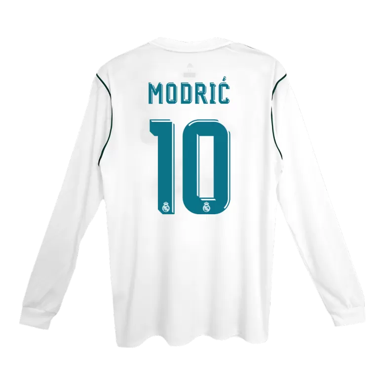 MODRIĆ #10 Real Madrid Retro Jersey Home Soccer Shirt 2017/18 - bestsoccerstore