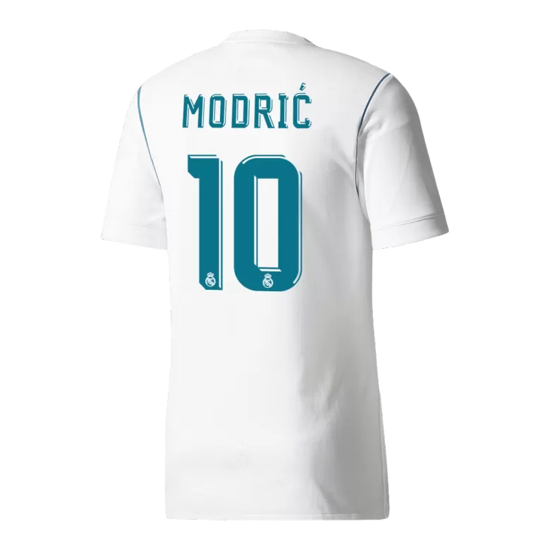 MODRIĆ #10 Real Madrid Retro Jersey Home Soccer Shirt 2017/18 - bestsoccerstore