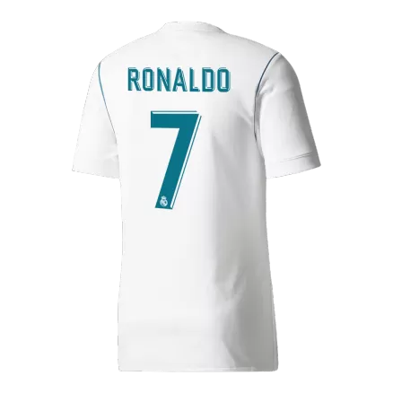 RONALDO #7 Real Madrid Retro Jersey Home Soccer Shirt 2017/18 - bestsoccerstore