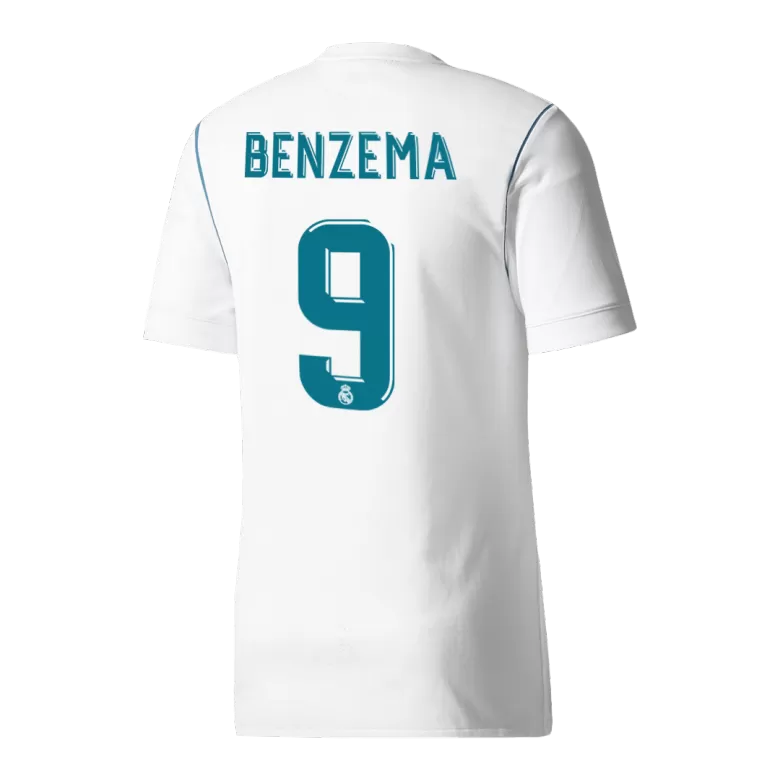 BENZEMA #9 Real Madrid Retro Jersey Home Soccer Shirt 2017/18 - bestsoccerstore