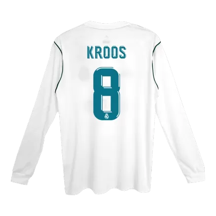 KROOS #8 Real Madrid Retro Jersey Home Soccer Shirt 2017/18 - bestsoccerstore