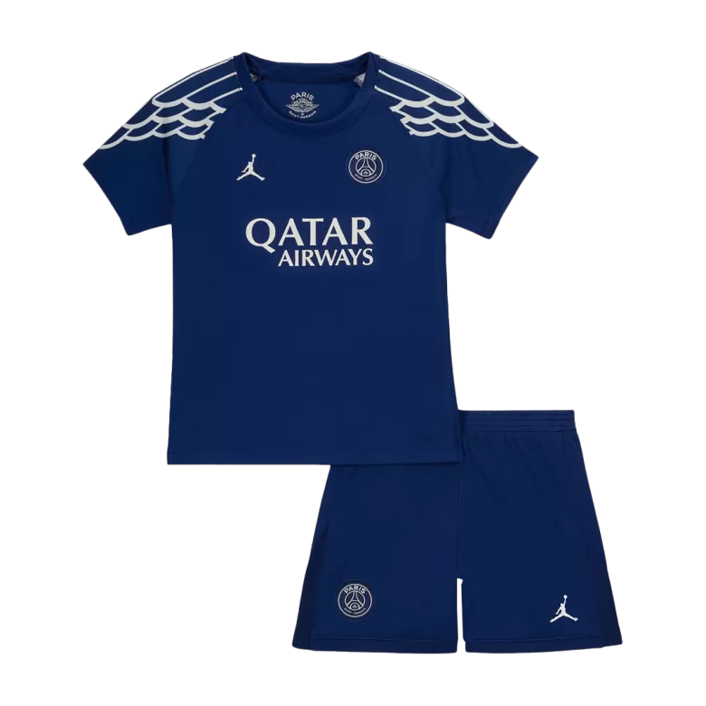 Kids PSG Custom Fourth Away Soccer Kits 2024/25 - bestsoccerstore