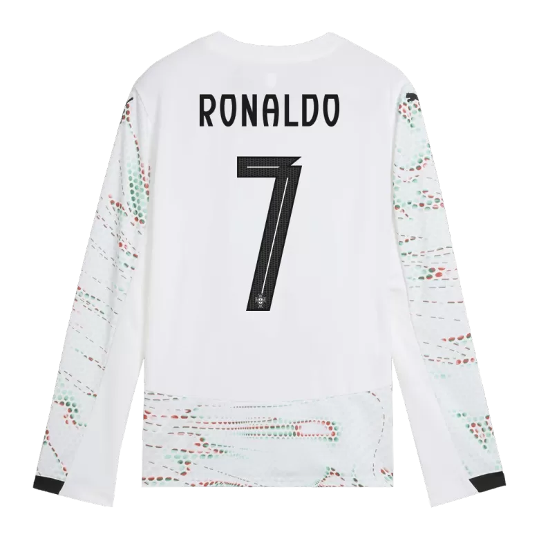 Portugal Long Sleeve Jersey RONALDO #7 Away Football Shirt 2025 - bestsoccerstore